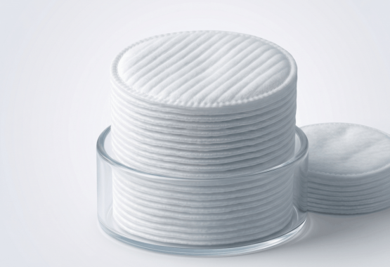 Dry cosmetic pads
