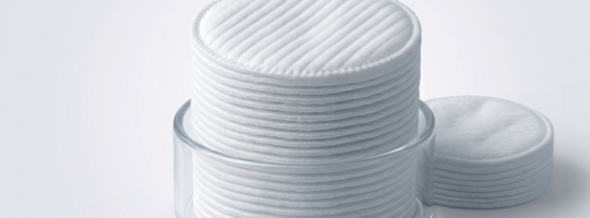 Dry cosmetic pads