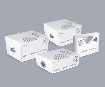 Cotton buds with paper stick